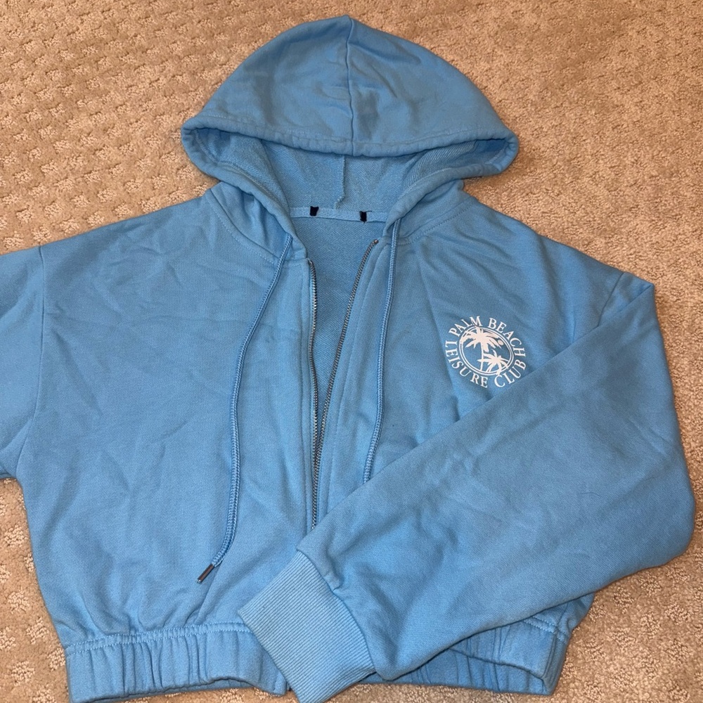 Princess Polly Blue Hoodie